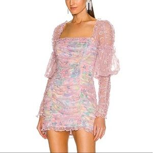 For Love & Lemons Imani Mini Dress